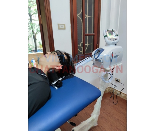 Thiết bị kéo giãn cột sống lưng ngực và cổ giường nâng hạ 4 đoạn